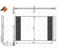 NRF Air-con Condenser - 350324