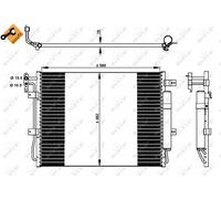 NRF Air-con Condenser - 350330