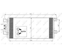 NRF Air-con Condenser - 35140