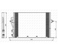 NRF 35196 Air conditioning condenser