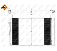 NRF Air-con Condenser - 35537