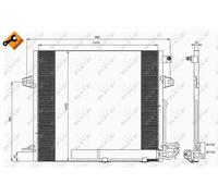 NRF Air-con Condenser - 35618