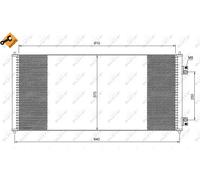 NRF 35651 Air conditioning condenser