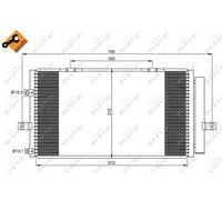 NRF Air-con Condenser - 35659