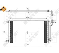 NRF Air-con Condenser - 35748
