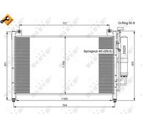 NRF Air-con Condenser - 35870