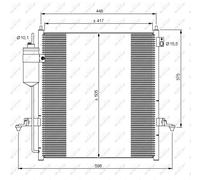NRF Air-con Condenser - 35871