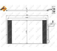 NRF Air-con Condenser - 35882