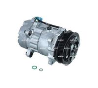NRF Air Conditioning Compressor fits VW Transporter Platform 1990-2003 2.4 2.5
