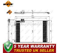 NRF Air Conditioning Condenser Fits Mercedes C-Class E-Class SL SLK CLS SLS