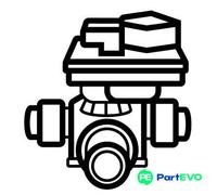 NRF COOLANT CONTROL VALVE 391025 FOR AUDI VW