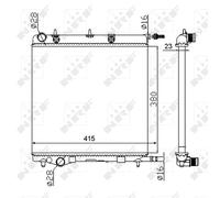 NRF 50430A Engine radiator