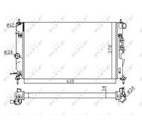 NRF 50563A Engine radiator