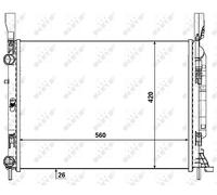 NRF Engine Coolant Radiator - 53004