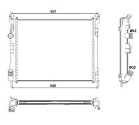 NRF Engine Coolant Radiator - 53032