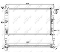 NRF Engine Coolant Radiator - 53036