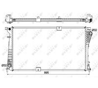 NRF Engine Coolant Radiator - 53123