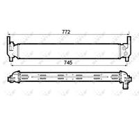 NRF Engine Coolant Radiator - 53126