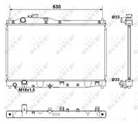 NRF Engine Coolant Radiator - 53180