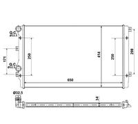NRF Engine Coolant Radiator - 53406A