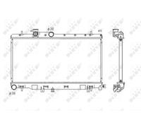 NRF Engine Coolant Radiator - 53697
