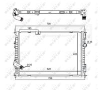 NRF Engine Coolant Radiator - 58455