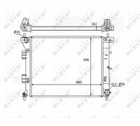 NRF 58522 Engine radiator