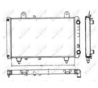 NRF Engine Coolant Radiator - 58749