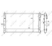NRF Engine Coolant Radiator - 59089