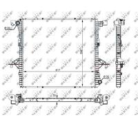 NRF Engine Coolant Radiator - 59145