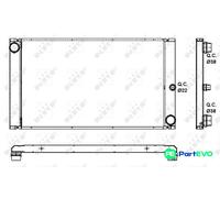 NRF ENGINE COOLING RADIATOR 53091 FOR BMW