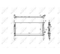 NRF Engine Cooling Radiator 53746 - BRAND NEW - GENUINE - 5 YEAR WARRANTY