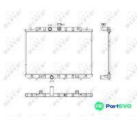 NRF ENGINE COOLING RADIATOR 53761 FOR NISSAN