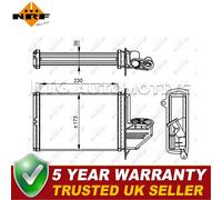 NRF Heater Control Valve Fits BMW 3 Series 1990-2000 8390435 64118390435