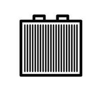NRF Heater Matrix Core Heat Exchanger fits Toyota Hilux Vigo VII Pickup