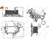 NRF Oil Cooler - 31264