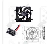 NRF Radiator Fan (Complete) - 47019