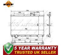 NRF Radiator Fits Hyundai Santa Fe 2005-2012 0.8 CRDi 2.2 2.7 + Other Models