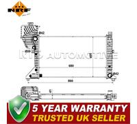 NRF Radiator Fits Mercedes Sprinter 1995- 1.4 2.1 CDi 2.3 2.7 + Other Models #2