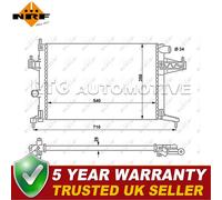 NRF Radiator Fits Vauxhall Corsa 2000-2006 Tigra 2004-2009 1.4 1.6 1.8