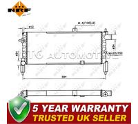 NRF Radiator Fits Vauxhall Nova 1982-1993 1.2 1.3 1.4 1.6 + Other Models