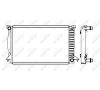 NRF 50544 Engine radiator