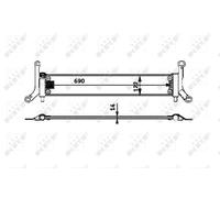 NRF Radiator for Audi Q7 TDi Quattro S Line BTR 4.1 March 2007 to March 2009