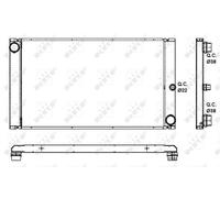 NRF 53091 Engine radiator