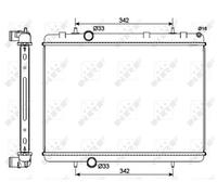 NRF 53112 Engine radiator