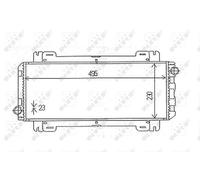 NRF 54613 Engine radiator