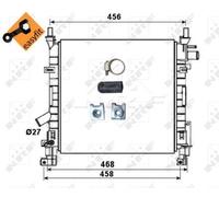 NRF 53651 Engine radiator