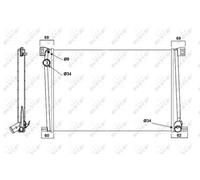 NRF 58472A Engine radiator