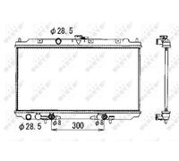 NRF 53390 Engine radiator