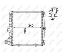 NRF Radiator 58485